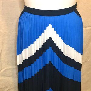 Banana Republic Pleated Chevron Skirt